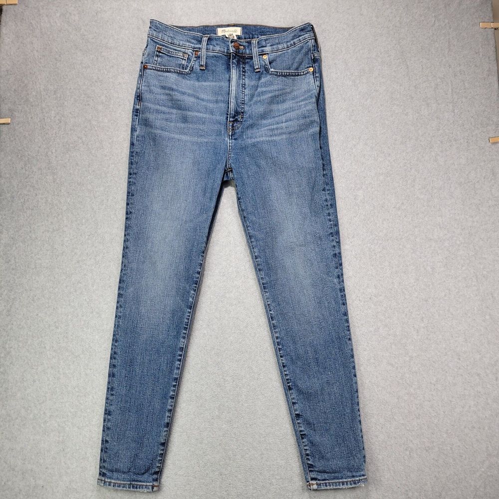 Madewell 11" High-Rise Skinny Jeans Medium Wash Style AG164 Sz 30